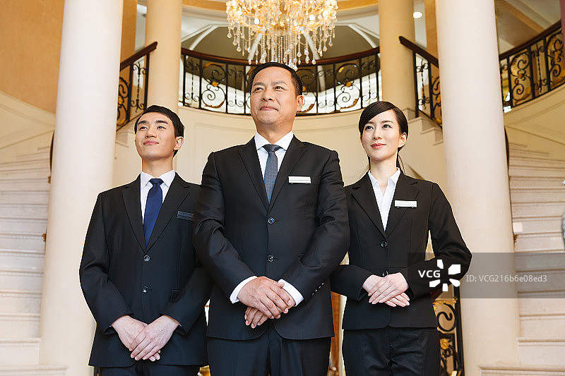 宾馆内经理图片素材