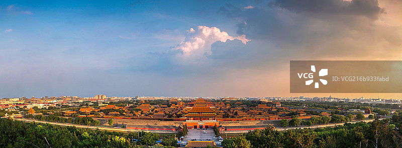 北京故宫全景图图片素材