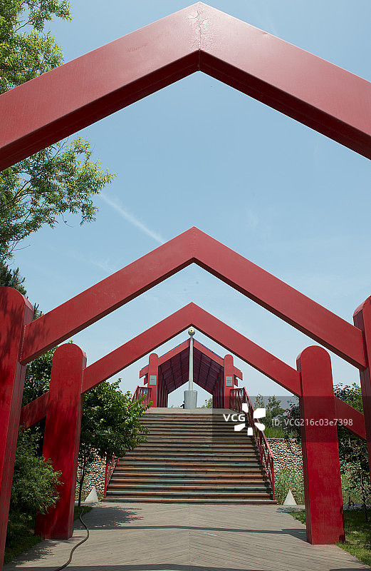 锦州世界园林博览会瓦卡湿地展园-新西兰图片素材