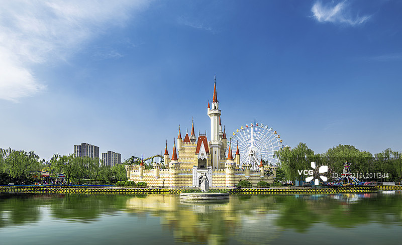 石景山游乐园城堡图片素材