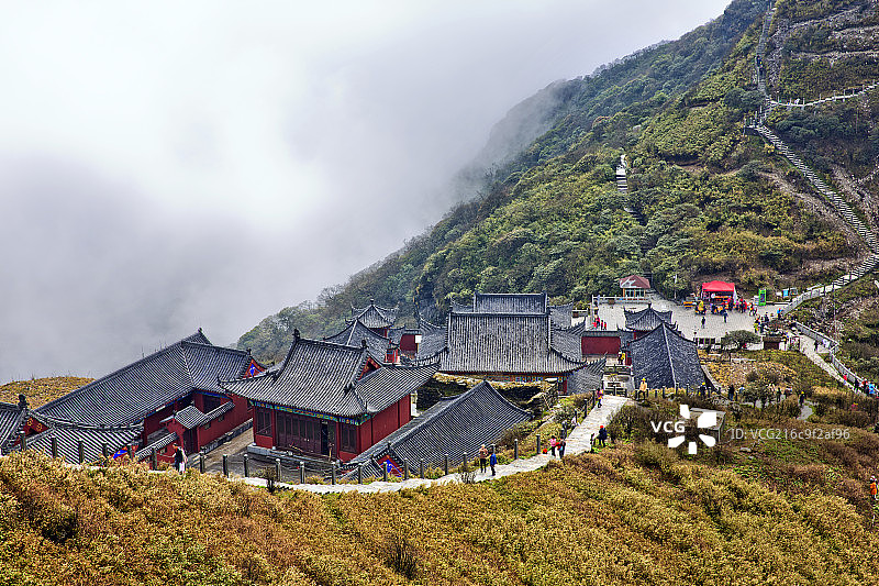 贵州梵净山风光图片素材