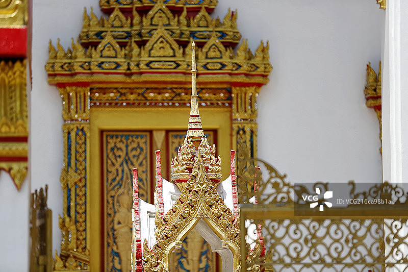 泰国佛堂局部图片素材