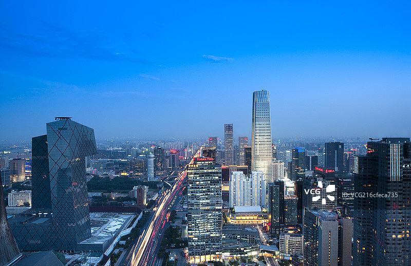 北京中央商务区图片素材