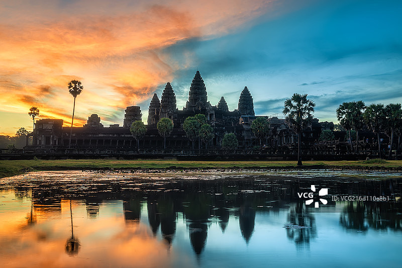 柬埔寨吴哥窟风光图片素材
