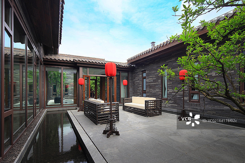 中国院子图片素材