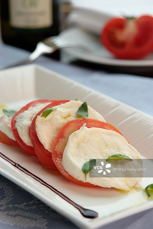 西红柿奶酪图片素材