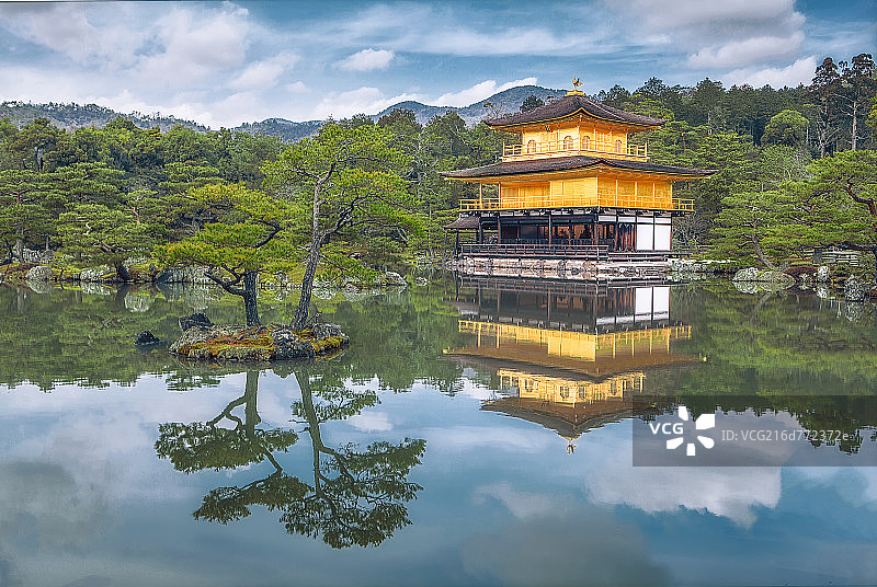 日本金阁寺图片素材