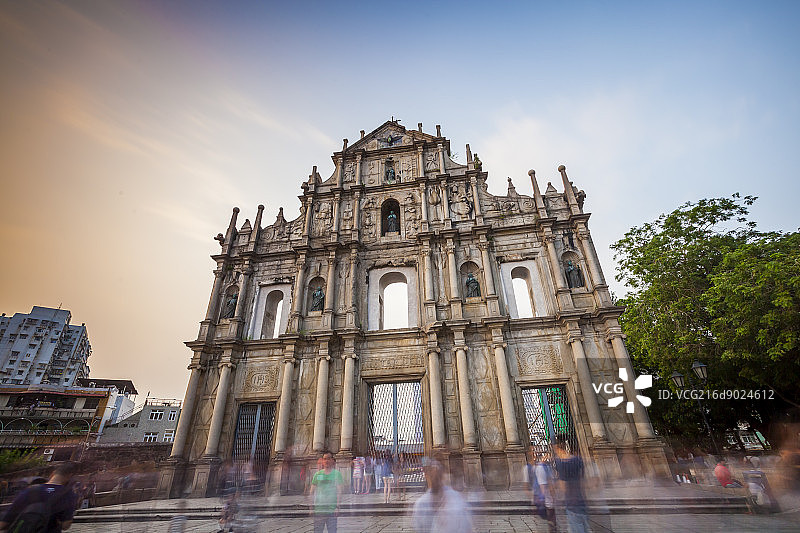 澳门大三巴图片素材