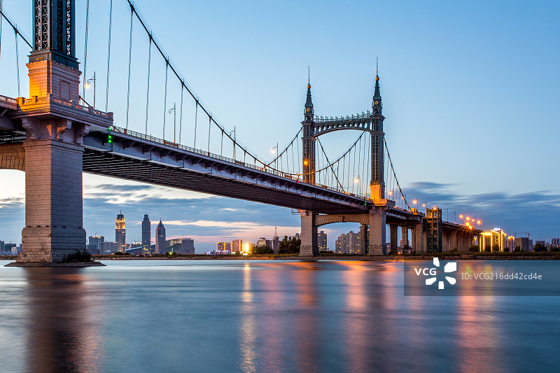 哈尔滨阳明滩大桥图片素材