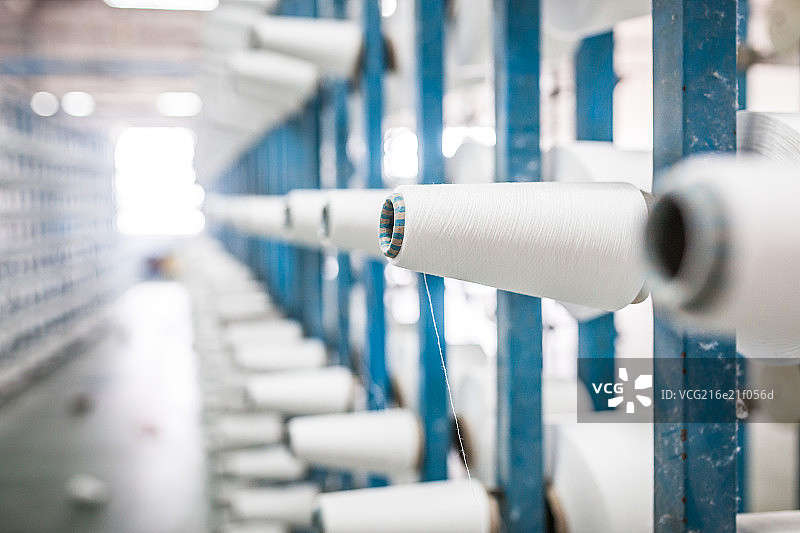 棉纱纺锤图片素材