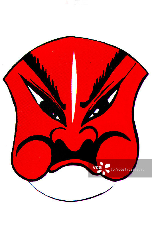 中国传统脸谱文化－吴彦龙脸谱图片素材