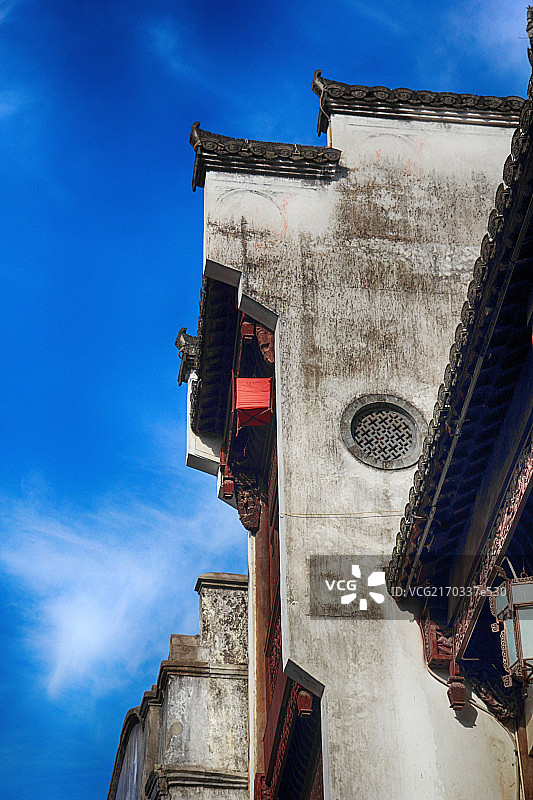 屯溪老街的清晨图片素材