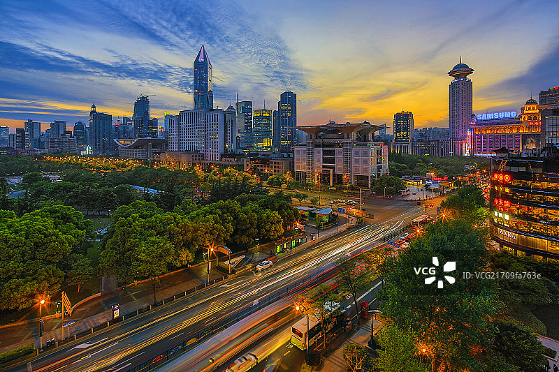 上海人民广场图片素材