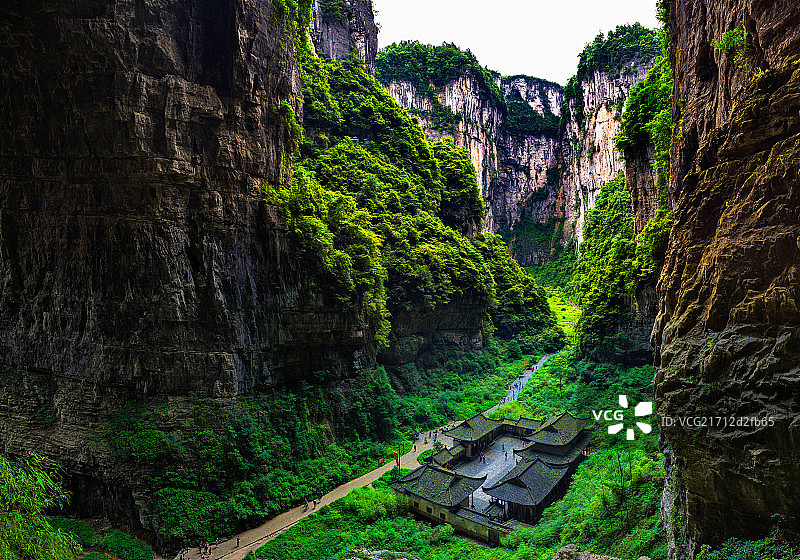 重庆武隆天生三桥图片素材