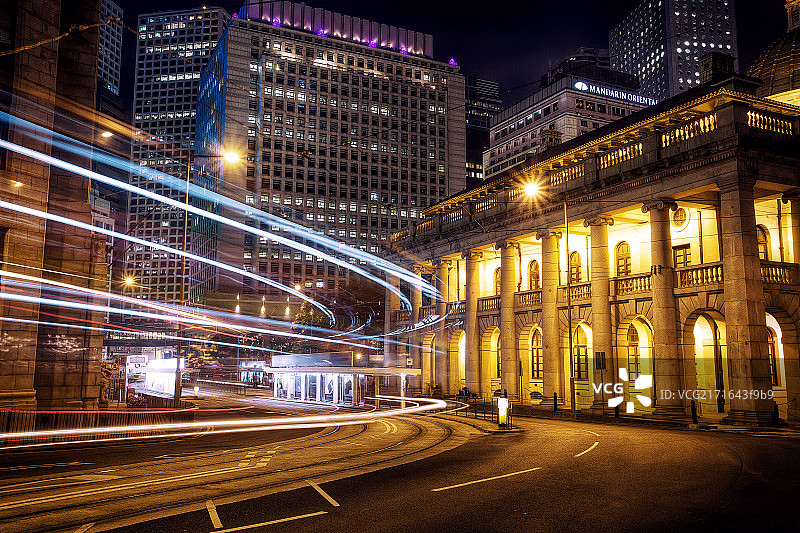 立法会夜景图片素材