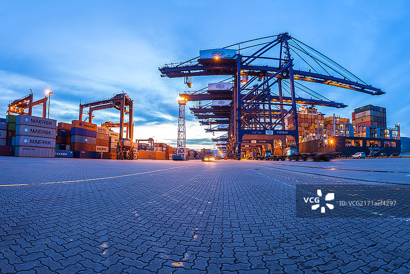 深圳盐田港图片素材