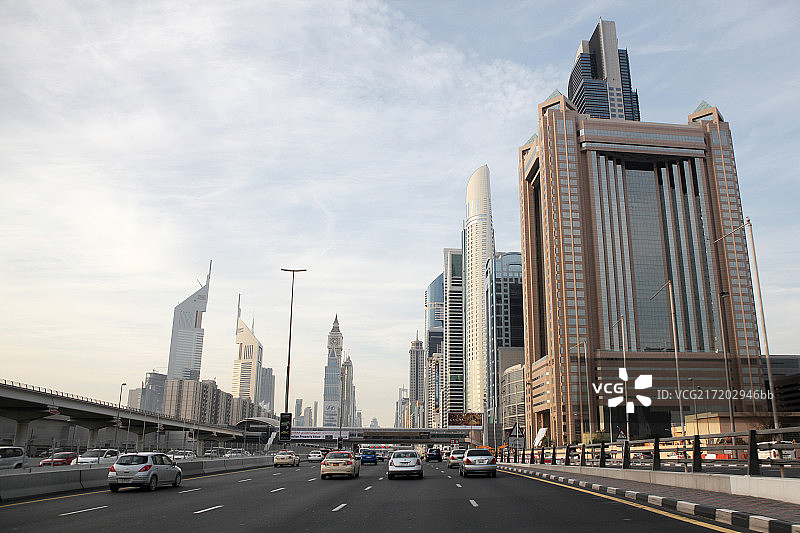 迪拜国王大道图片素材