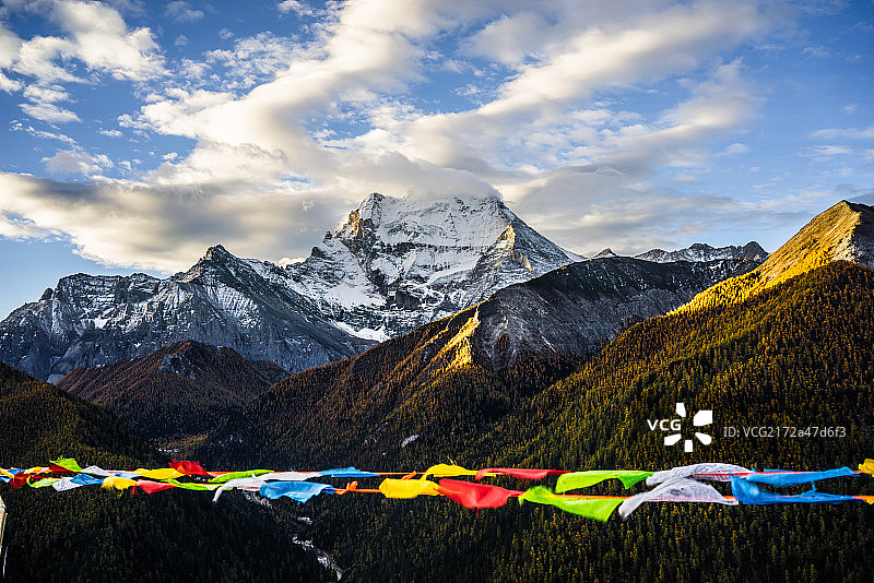 四川稻城亚丁风光图片素材