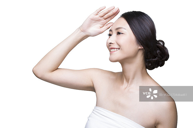 年轻美女肖像图片素材