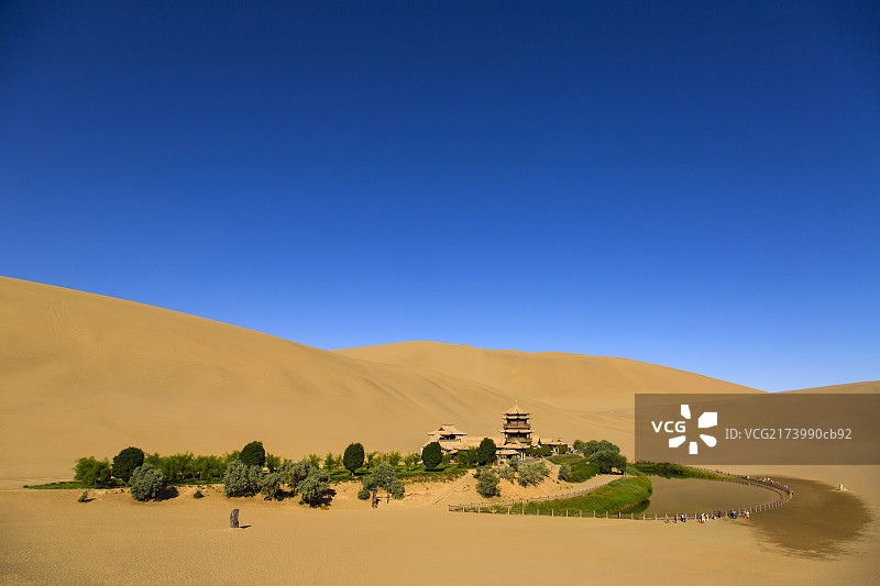 敦煌月牙泉图片素材