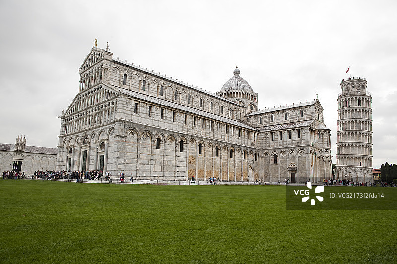 意大利比萨斜塔图片素材