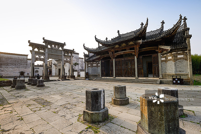 安徽棠樾牌坊群图片素材