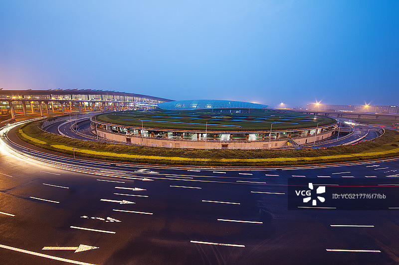 T3航站楼 夜景图片素材