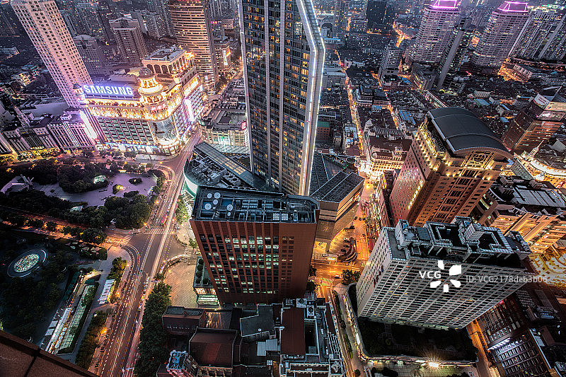 城市夜景图片素材