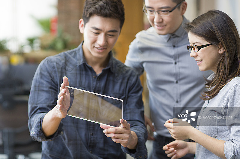 IT工作者研发平板电脑图片素材