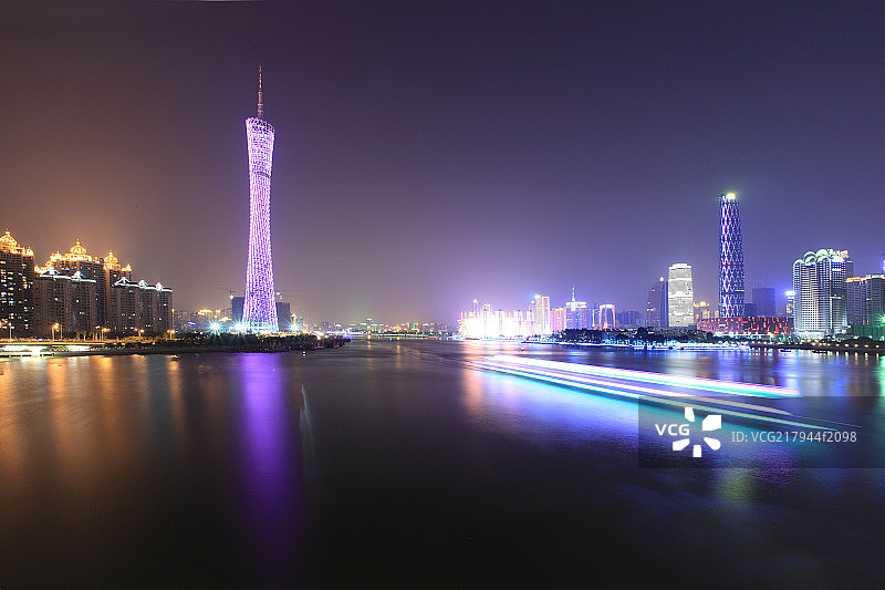 广州塔夜景图片素材