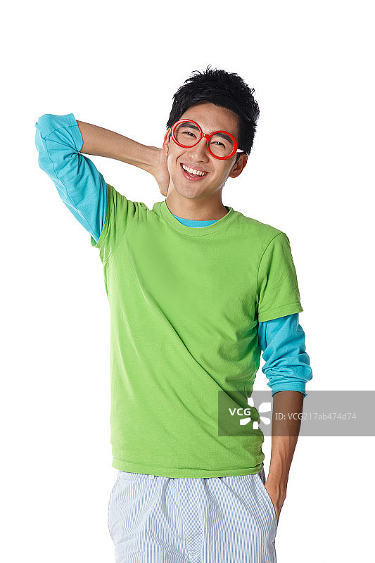 时尚活力的青年男孩图片素材