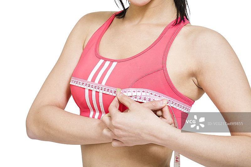 棚拍年轻女人健身塑型图片素材