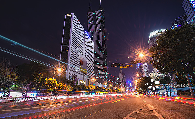 深圳地王大厦夜景图片素材