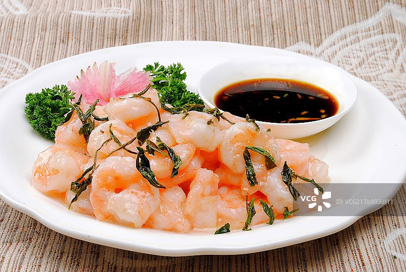 清炒虾仁图片素材