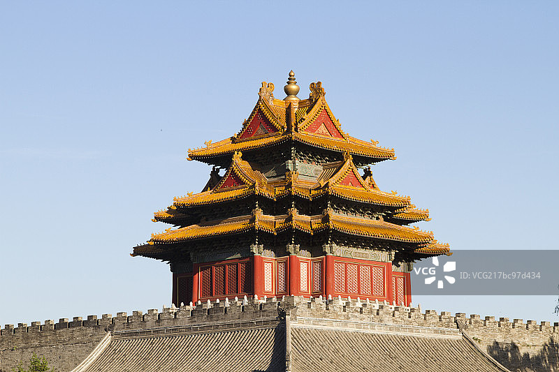 北京故宫角楼图片素材