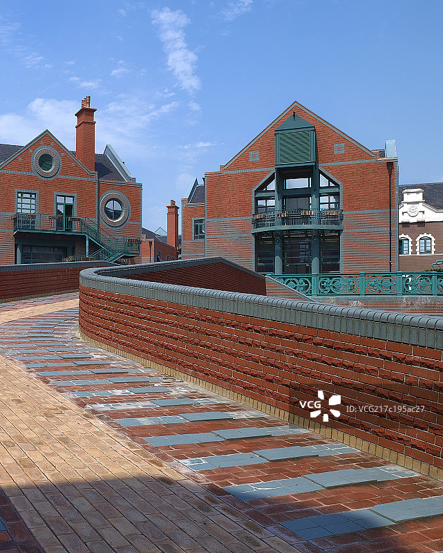 上海城市景观松江泰晤士小镇图片素材