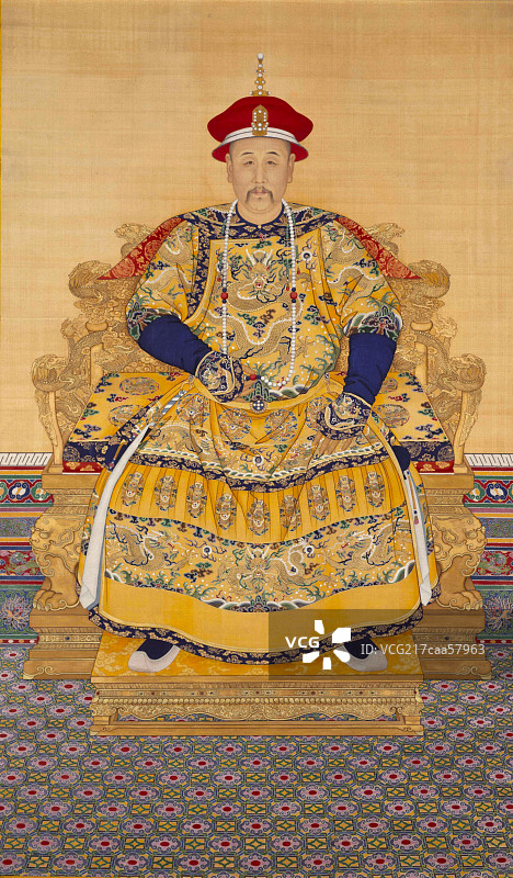 清世宗-雍正皇帝画像图片素材