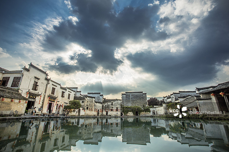 宏村月沼图片素材