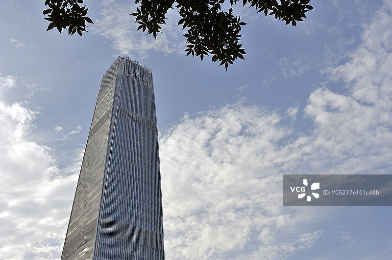 Modern Architecture of the New World Hotel图片素材