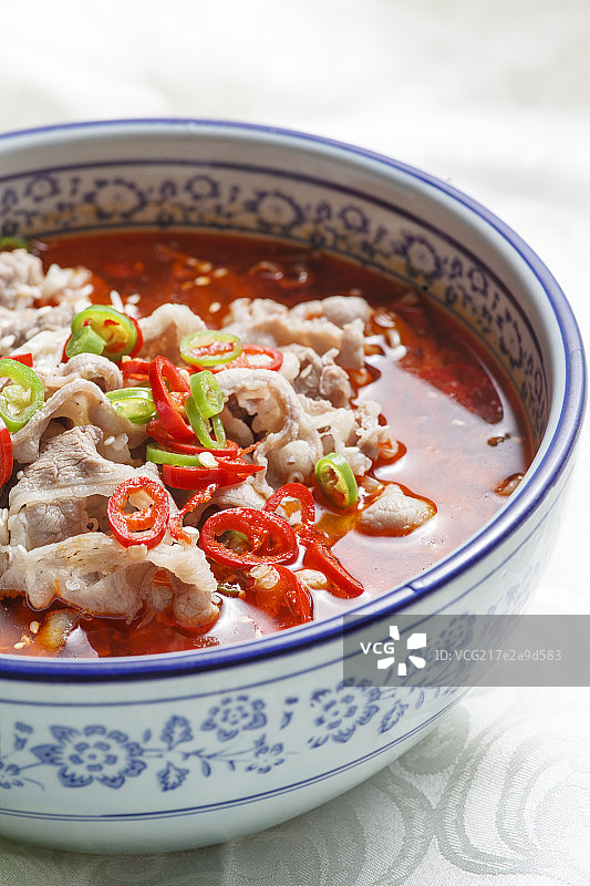 川菜水煮牛肉图片素材