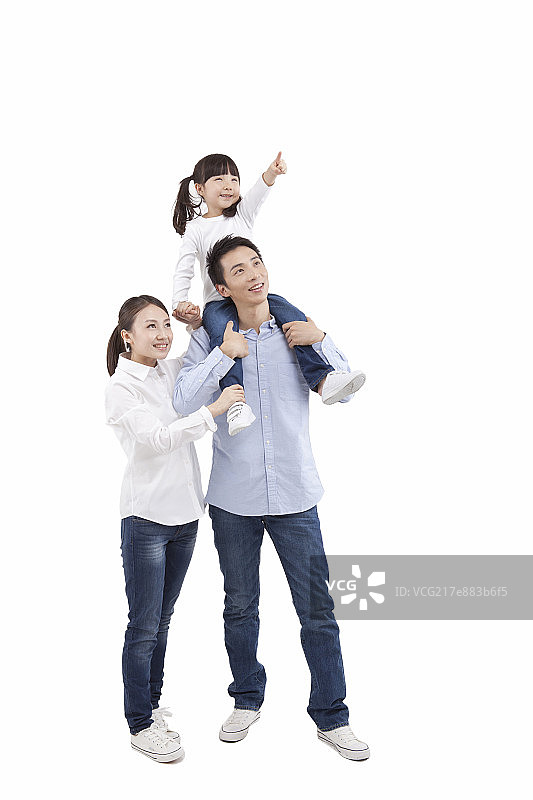 一家三口图片素材