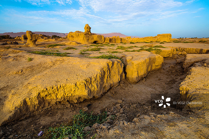 新疆吐鲁番高昌古城图片素材