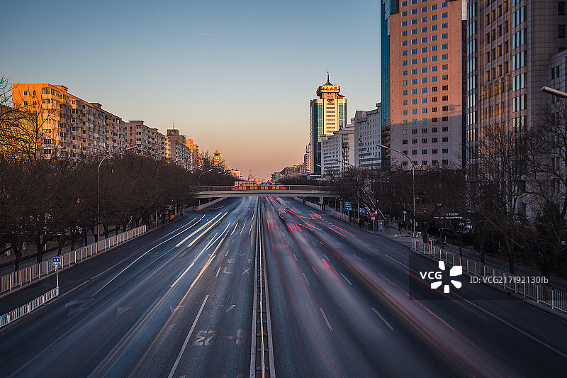 北京复外大街图片素材