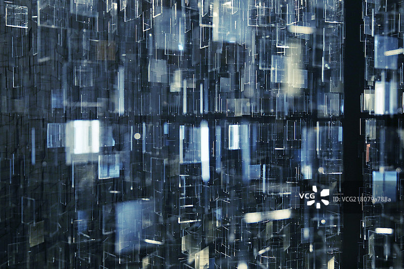 玻璃镜子的碎片图片素材