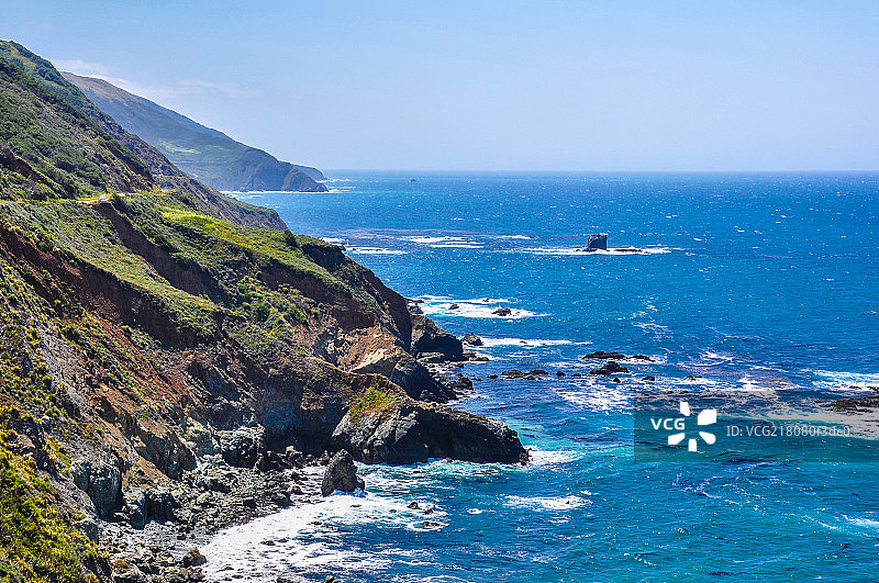 美国加州一号公路风光图片素材