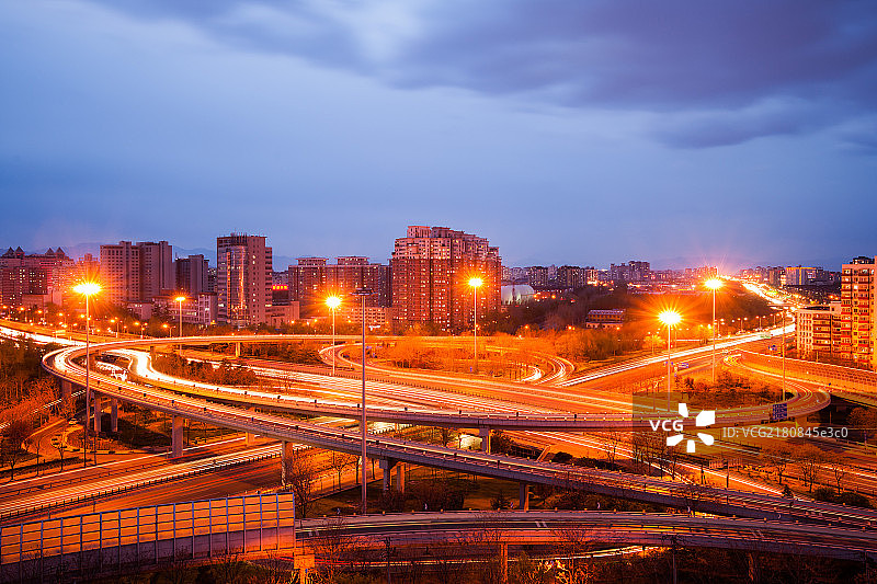 健翔桥夜色图片素材