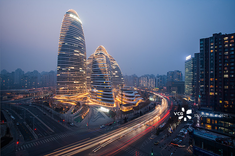 都市建筑群图片素材