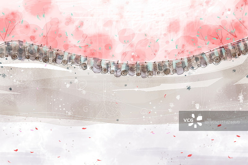 老北京的街道图片素材