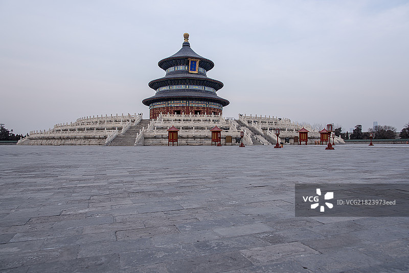 无人的天坛图片素材
