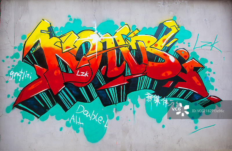 涂鸦墙图片素材